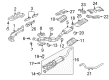 Mercury Catalytic Converter Gasket Diagram - 8L2Z-5E241-C