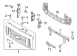 Ford E-350 Super Duty Emblem Diagram - 8C3Z-8213-C