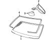 2000 Lincoln Town Car Windshield Diagram - 1W1Z-5403100-AB