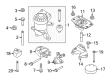 2016 Lincoln MKZ Engine Mount Diagram - K2GZ-6F028-A