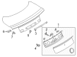 Ford Mustang Emblem Diagram - FR3Z-7642528-EC