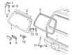 1999 Mercury Mountaineer Weather Strip Diagram - F87Z-7842084-AA