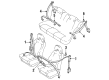1994 Ford Aspire Seat Belt Diagram - F4BZ61611B69A