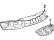 Lincoln Town Car Grille Diagram - XW1Z-8200-BA
