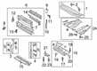 Ford Police Responder Hybrid Air Deflector Diagram - HS7Z-8310-Q