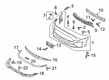 Ford Mustang License Plate Diagram - JR3Z-17A385-AA