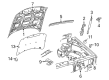 Mercury Hood Diagram - 1L2Z-16612-BA