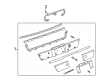 Ford Crown Victoria Bumper Reflector Diagram - 9W7Z-13A565-EB