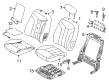 2011 Mercury Milan Seat Cushion Diagram - BN7Z-5464810-B
