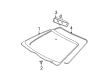 Mercury Sable Windshield Diagram - 4F1Z-5403100-AA