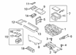 2022 Lincoln Aviator Cup Holder Diagram - LC5Z-7813562-AA