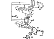 1994 Ford Ranger Heater Core Diagram - H2MZ-18476-D