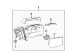 2010 Ford F-150 Car Mirror Diagram - AL3Z-17682-HAPTM