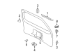 2005 Ford Expedition Tailgate Handle Diagram - 6L1Z-7843400-BKPTM