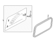 2012 Ford Transit Connect Weather Strip Diagram - 2T1Z-99305A28-A