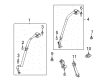 Lincoln Seat Belt Diagram - AA5Z-54611B09-AB
