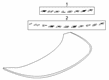 Ford Police Interceptor Utility Emblem Diagram - LB5Z-5442528-A