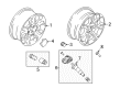Ford EcoSport Spare Wheel Diagram - GN1Z-1007-F