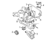 Mercury Mountaineer Power Steering Hose Diagram - F77Z-3A713-FB
