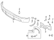 Ford F-150 Lightning Bumper Diagram - NL3Z-17757-D