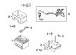 Lincoln Battery Cable Diagram - AE9Z-14300-AA