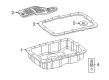 Mercury Automatic Transmission Filter Diagram - 6L2Z-7A098-AA