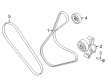 Ford Flex Serpentine Belt Diagram - GB5Z-8620-A