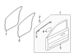 2017 Lincoln MKC Door Seal Diagram - EJ7Z-7820530-A