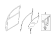 Mercury Mariner Window Run Diagram - 8L8Z-7821547-B