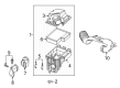 Ford Transit-150 Air Intake Coupling Diagram - LK4Z-9C623-A