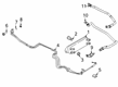 Ford F-250 Super Duty Automatic Transmission Oil Cooler Line Diagram - HC3Z-7A031-A