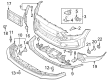 Ford License Plate Diagram - PR3Z-17A385-EA