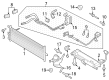 2024 Ford Mustang Automatic Transmission Oil Cooler Line Diagram - PR3Z-7R081-C