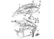 2005 Ford Expedition Hood Diagram - 2L1Z-16612-AA
