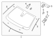 2012 Ford Taurus Windshield Diagram - FG1Z-5403100-A