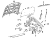 Mercury Hood Latch Diagram - 4L2Z-16700-AA