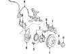 Lincoln Brake Pads Diagram - 2U2Z-2V001-ZA