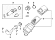 2002 Lincoln LS Air Intake Coupling Diagram - 2W4Z-9C675-AA