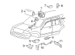 Lincoln Aviator Air Bag Diagram - 2C5Z-78044A74-AAA