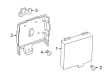 Ford SSV Plug-In Hybrid Parking Assist Distance Sensor Diagram - HC3Z-14C689-D