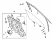 2022 Ford Police Interceptor Utility Window Run Diagram - LB5Z-7821596-C