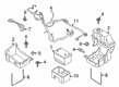 Ford Battery Tray Diagram - HC3Z-10732-A