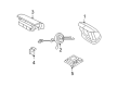 Ford E-150 Air Bag Control Module Diagram - BC2Z-14B321-A