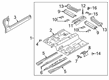 Lincoln Corsair Front Cross-Member Diagram - LX6Z-7810673-B