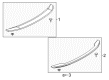 Ford Taurus Spoiler Diagram - DG1Z-5444210-AA