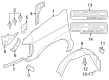 Ford E-350 Super Duty Emblem Diagram - 9C2Z-1542528-DA