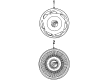 Mercury Grand Marquis Wheel Cover Diagram - F6MZ-1130-AA