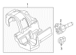 2003 Lincoln Aviator Steering Column Cover Diagram - 3C5Z-3530-BAB