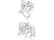 1994 Ford Mustang Seat Belt Diagram - F6ZZ-76611B09-AAB
