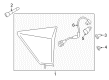Ford Bumper Reflector Diagram - GJ5Z-13404-K